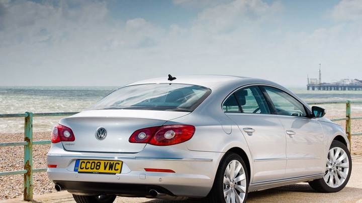 2009 Volkswagen Passat CC GT Back Side Pose In Silver